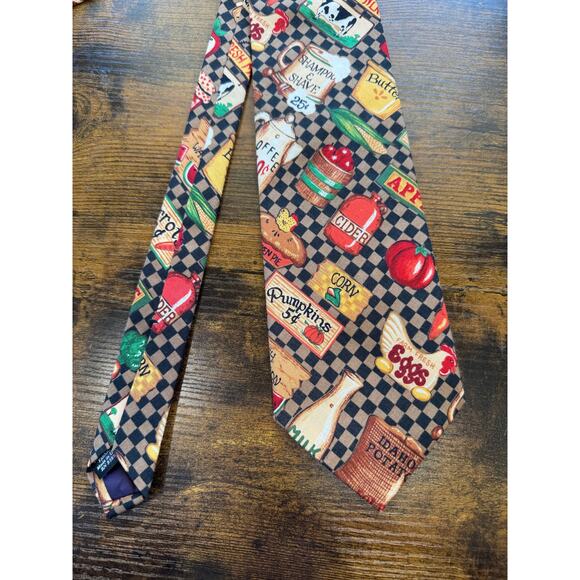 Beans‎ McGee necktie vintage food theme - Picture 2 of 4